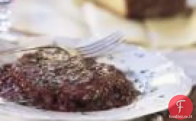 Bistecca con salsa di scalogno e vino rosso (bifteck Marchand De Vin)