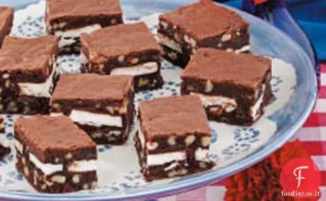 Brownies alla menta piperita