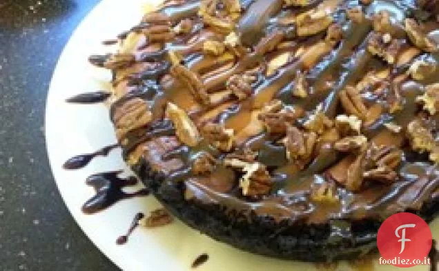 Cheesecake al cioccolato e tartaruga