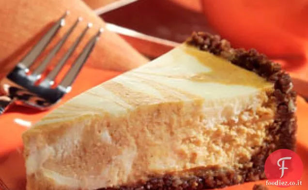 Cheesecake alla zucca e vortice