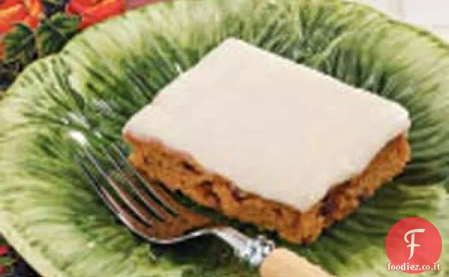 Barrette di zucca e mirtilli glassate