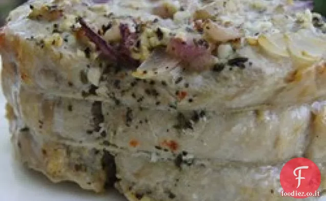 Lombo di maiale marinato al vino e senape Dijon