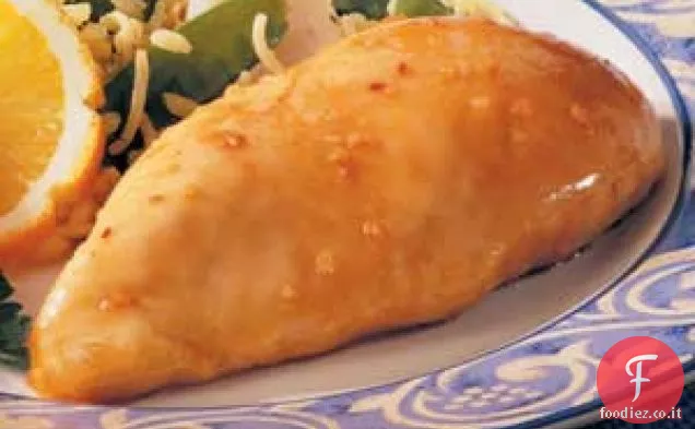 Pollo al miele e all'aglio