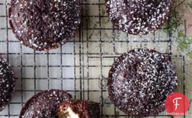 Cupcake al cioccolato e macarons