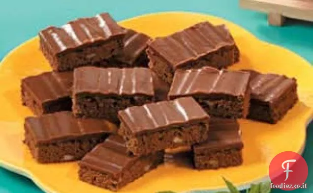 Barrette di torta al cioccolato fondente