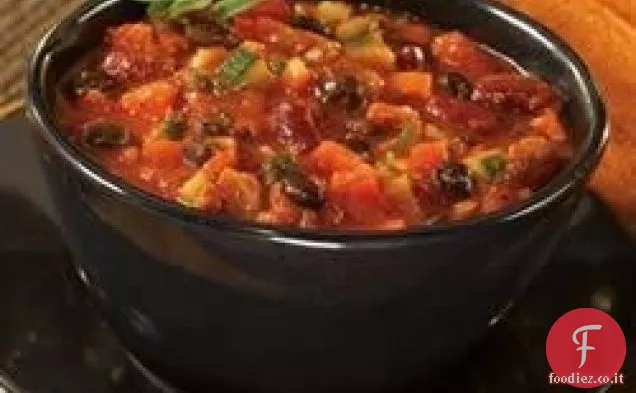 Chili di verdure e due fagioli