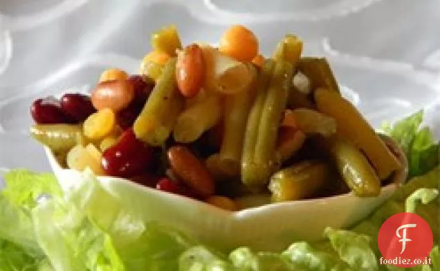 Insalata di cinque fagioli marinati