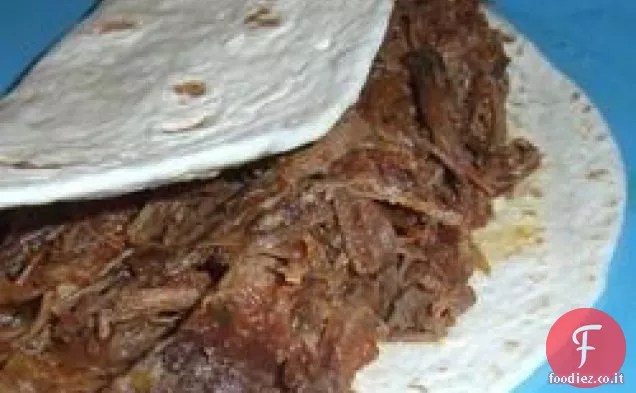 Tri-Tip sminuzzato per tacos nella pentola a cottura lenta