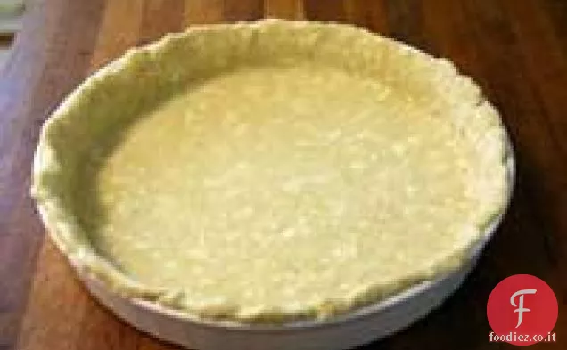Salmone affumicato, aneto e quiche di formaggio di capra