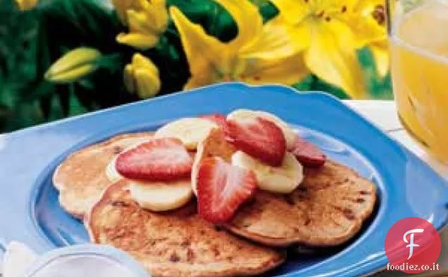 Pancake con gocce di cioccolato