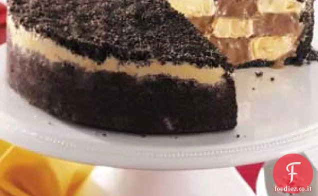 Torta gelato a scacchiera