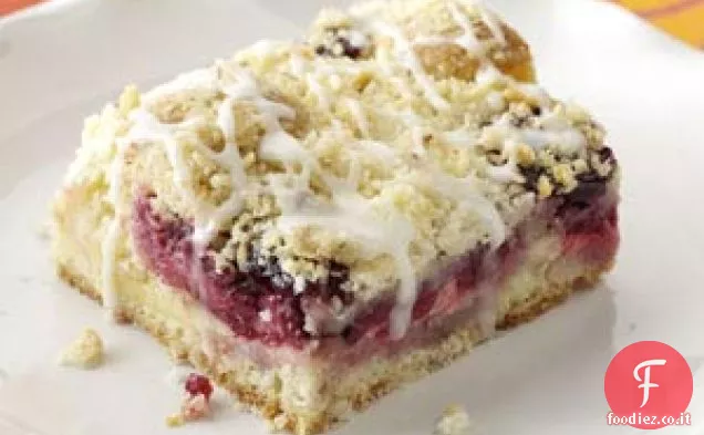 Torta Streusel al Limone e Lampone
