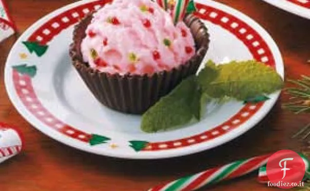 Tazze di cioccolato per dessert