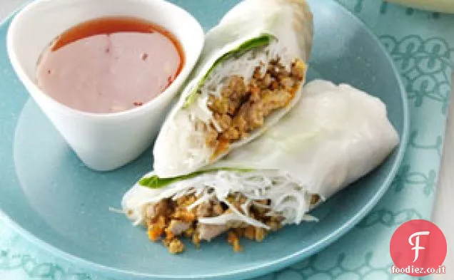 Involtini primavera di maiale