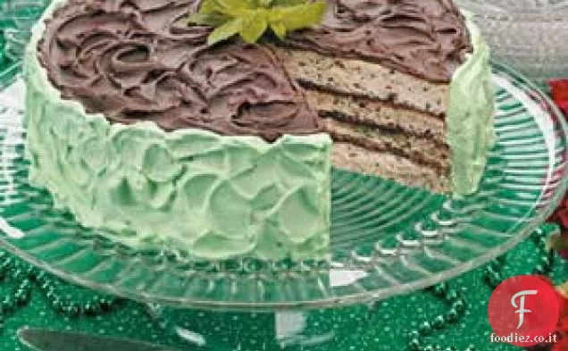 Torta al cioccolato alla menta