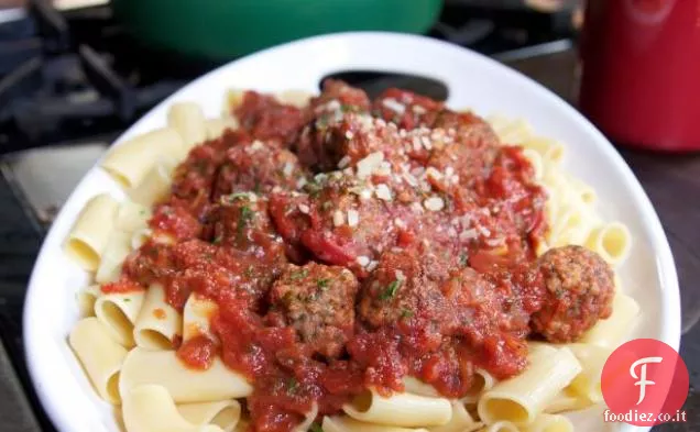 Rigatoni e Polpette