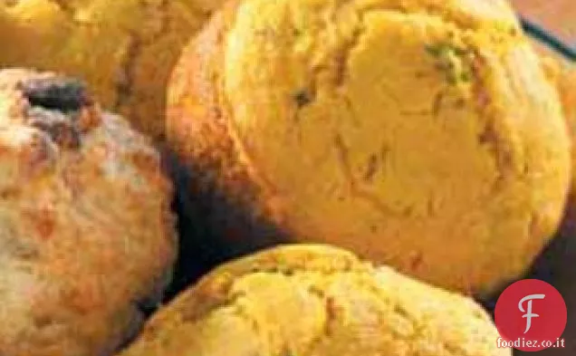 Muffin di zucca e mais