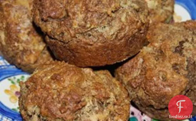 Muffin di crusca al caffè