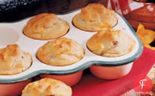 Muffin al prosciutto e formaggio