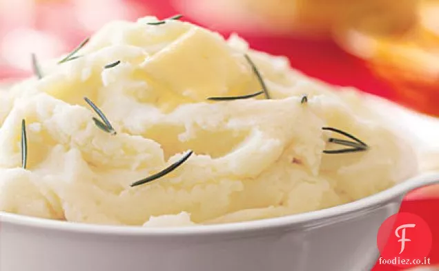 Purè di patate all'aglio e scalogno