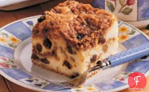 Torta al caffè con uvetta e latticello