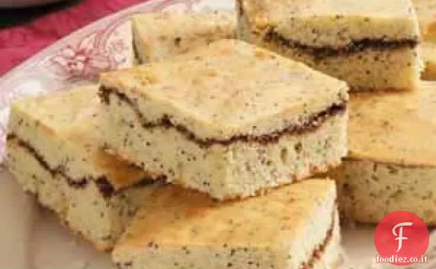 Torta al caffè con semi di papavero