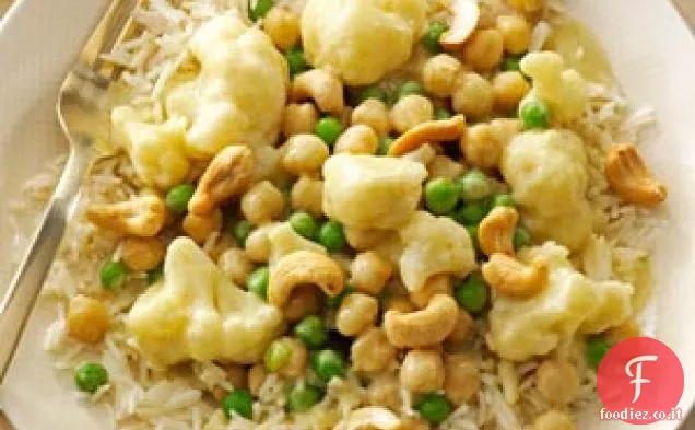 Curry verde di ceci e verdure