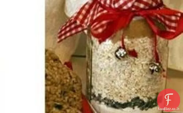 Miscela per biscotti di avena in barattolo