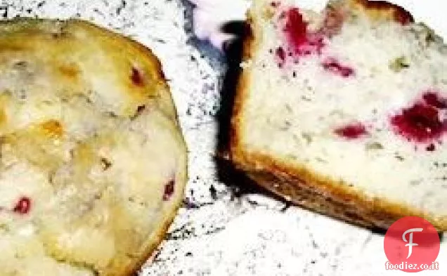 Muffin al cioccolato bianco e lamponi