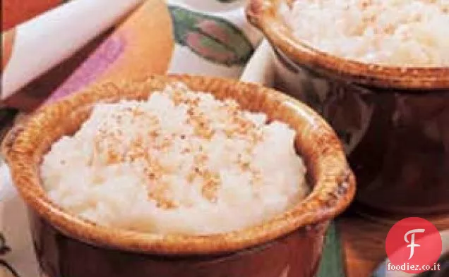 Budino di riso cremoso