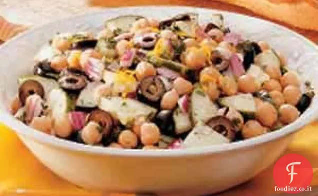 Insalata di ceci e cetrioli