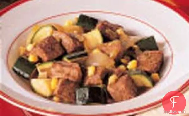 Zucchine con carne