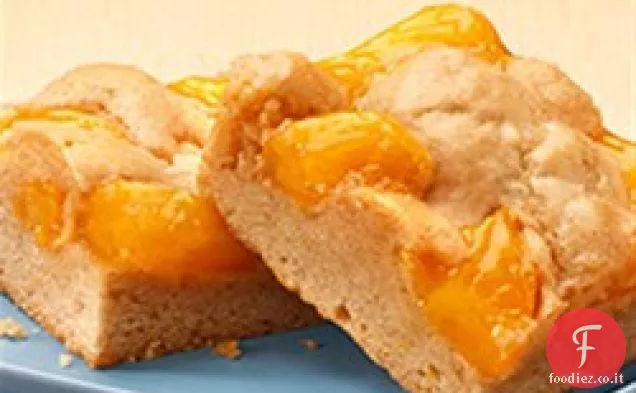 Solo barrette di torta di pesche
