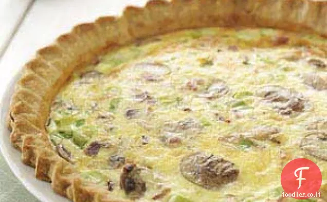 Quiche Lorraine ai funghi