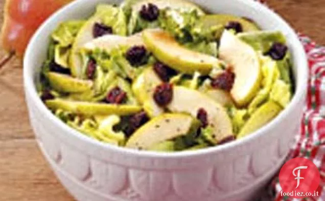 Insalata verde fruttata per 2