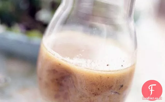 Insalata di erbe da giardino con scalogno arrosto Vinaigrette