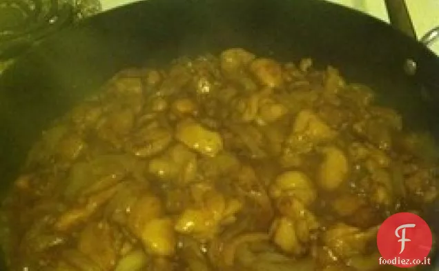 Pollo glassato al miele