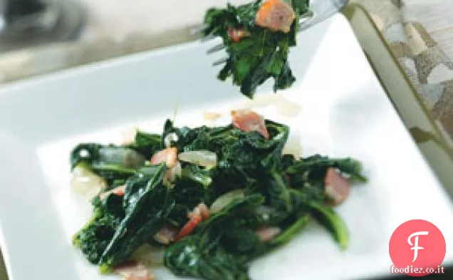 Cavolo riccio con pancetta