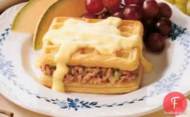 Wafflewich al prosciutto