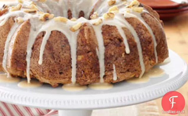 Torta di mele caramellate