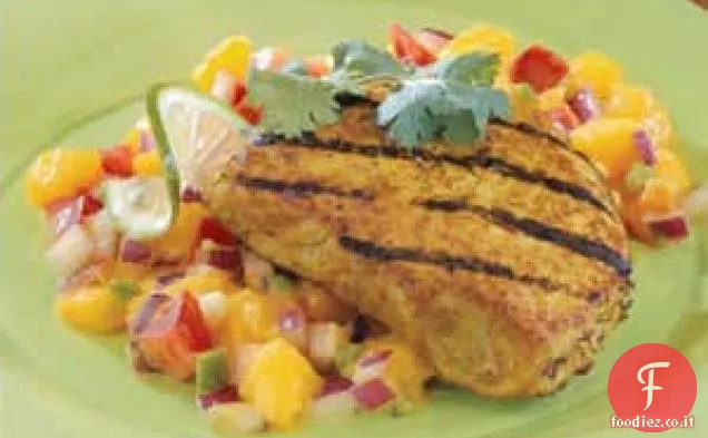 Costolette di maiale con salsa al mango