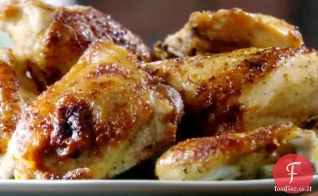 Pollo arrosto agli agrumi e all'aglio