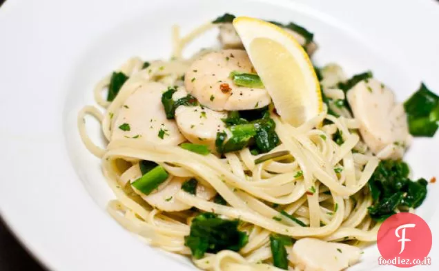 Linguine per rampe e Capesante