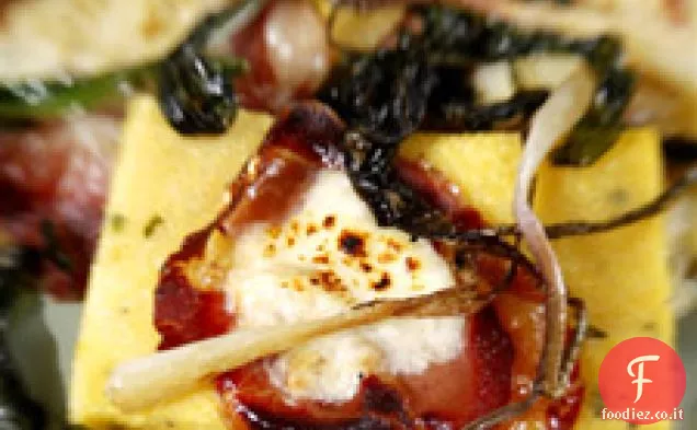 Polenta Con Capocollo, Robiola e Rampe