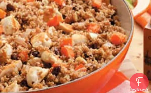 Padella di bulgur di pollo