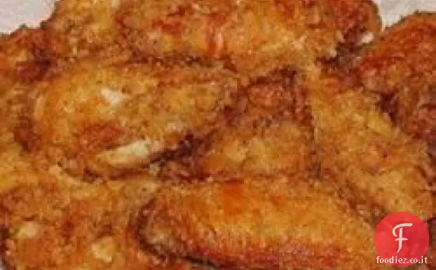 Ali di pollo fritte croccanti