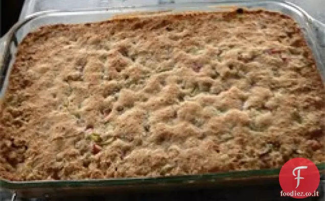 Dessert al rabarbaro della nonna Bev (Croccante al rabarbaro)