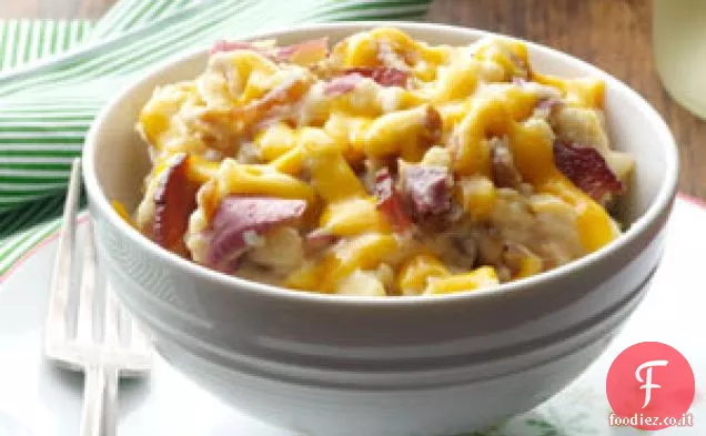Purè di patate con cipolle caramellate