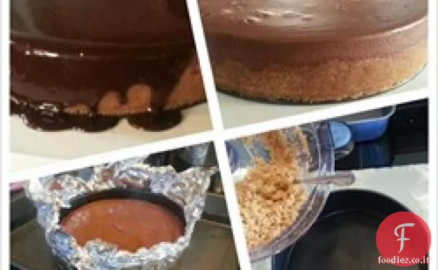 Cheesecake al cioccolato fondente doppiamente decadente