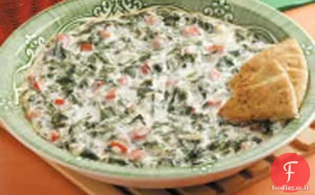 Crema di spinaci e pomodoro